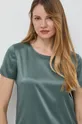zelena Pamučna bluza Max Mara Leisure