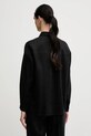 Одежда Льняная рубашка Sisley 5BMLLQ06S чёрный
