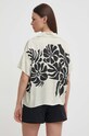 Îmbrăcăminte Sisley camasa 56JCLQ079 bej