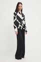 Блузка Sisley 5NLVLQ078 чёрный SS24
