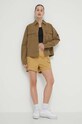 Одяг Бавовняна сорочка Superdry W4010427A.03O зелений
