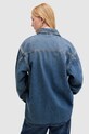 AllSaints camicia in denim di cotone Alba WH518Z turchese