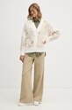 Lacoste koszula bawełniana CF7706 zielony AW24
