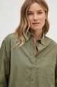 Lacoste camasa din bumbac verde CF7706