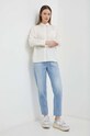 Tommy Jeans koszula z domieszką lnu DW0DW17737 żółty SS24