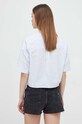 Одяг Бавовняна сорочка Tommy Jeans DW0DW17809 блакитний
