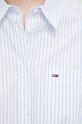 Бавовняна сорочка Tommy Jeans DW0DW17809 блакитний