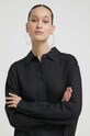Desigual koszula z domieszką lnu FRINGES 24SWCW03