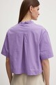 Odzież MAX&Co. koszula bawełniana 2416111074200 fioletowy