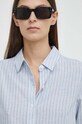 Levi's koszula z domieszką lnu niebieski 34574.0021
