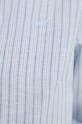 Levi's koszula z domieszką lnu 34574.0021 niebieski