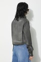 Ρούχα Μπουφάν Rick Owens Denim Jacket Cape Sleeve Cropped Outershirt DS01D1702.SCF.78 γκρί