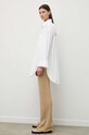 Хлопковая блузка By Malene Birger Q71873041 белый SS24