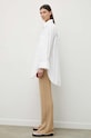 Bavlněná halenka By Malene Birger Q71873041 bílá SS24