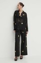 Never Fully Dressed koszula NFDTO612.Black czarny SS24