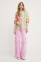 Never Fully Dressed camasa din bumbac NFDTO631.Multi multicolor SS24