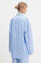 Oblečení Bavlněná košile Rotate 1124992975 modrá