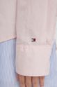 Tommy Hilfiger koszula bawełniana WW0WW43344 różowy