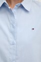 Памучна риза Tommy Hilfiger WW0WW43344 син