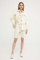 Weekend Max Mara koszula lniana 2415111013600 beżowy SS24
