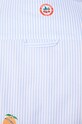 Памучна риза Kenzo Fruit Stickers Cropped Shirt FE52CH2469A1.64 син