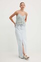 Hollister Co. top KI340.4012.118 niebieski SS24