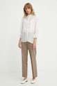 Bruuns Bazaar camasa CyperusBBCaro shirt BBW3981 alb SS24