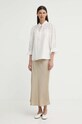 Bruuns Bazaar bluza MacluraBBImiras blouse BBW3995 alb SS24