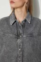Rotate farmering Rhinestone Denim Shirt 113014D06