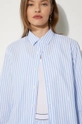 Sporty & Rich camicia in cotone SRC Embroidered Button Down SI001S402SS