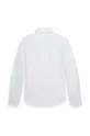 Παιδικό βαμβακερό πουκάμισο Polo Ralph Lauren λευκό