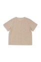 Chlapec Detská bavlnená košeľa Konges Sløjd KS100614 béžová