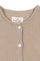 Detská bavlnená košeľa Konges Sløjd béžová KS100614