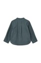 Băieți Liewood cămașă din amestec de in pentru copii Flynn Linen Shirt LW18715 albastru