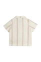 Chłopiec Mini Rodini koszula z domieszką lnu dziecięca 2422010011 beżowy