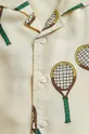 béžová Detská košeľa Mini Rodini Tennis