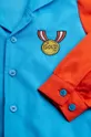 Chłopiec Mini Rodini koszula bawełniana dziecięca Medal 2422010300 niebieski