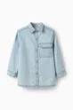 μπλε Παιδικό βαμβακερό πουκάμισο zippy Παιδικά