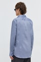 Odzież HUGO koszula bawełniana 50508268 niebieski