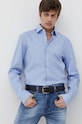 Odzież HUGO koszula bawełniana 50508294 niebieski