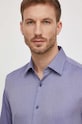 BOSS koszula bawełniana 50508401 niebieski