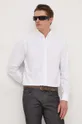 белый Хлопковая рубашка BOSS Мужской