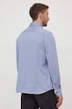 Одежда Хлопковая рубашка BOSS 50508922 голубой