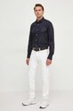 Îmbrăcăminte BOSS cămașă din bumbac 50511358 bleumarin