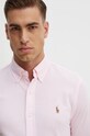 Bavlněná košile Polo Ralph Lauren 710932545 růžová