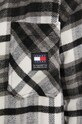 Tommy Jeans camasa TJM FLEECE LINED CHECK SHIRT EXT DM0DM18325 negru SS24