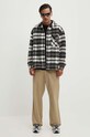 Îmbrăcăminte Tommy Jeans camasa TJM FLEECE LINED CHECK SHIRT EXT DM0DM18325 negru
