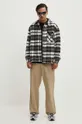 Tommy Jeans camicia TJM FLEECE LINED CHECK SHIRT EXT 100% Poliestere