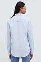 Хлопковая рубашка Tommy Jeans голубой DM0DM18335