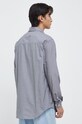Одежда Хлопковая рубашка Samsoe Samsoe M23400021 серый